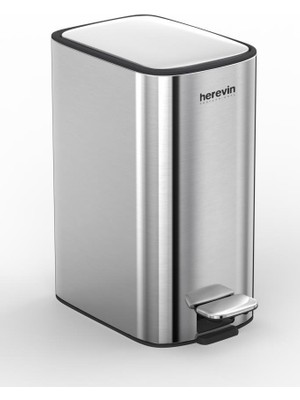 Herevin 11 Lt Paslanmaz Çelik Çöp Kovası