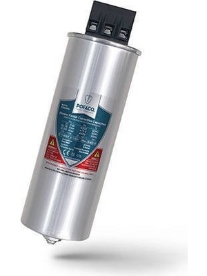 Pofaco Tüp 10 Kvar Trifaze Kondansatör P400100