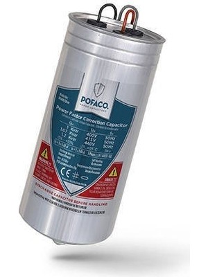 Pofaco Tüp 1 Kvar Trifaze Kondansatör P400010