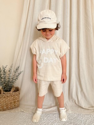 MiaBaby Kapüşonlu Yazlık Baskılı Takım