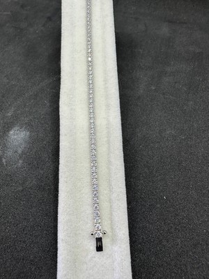 Luna Gümüş Beyaz Su Yolu Bileklik Tırnaklı