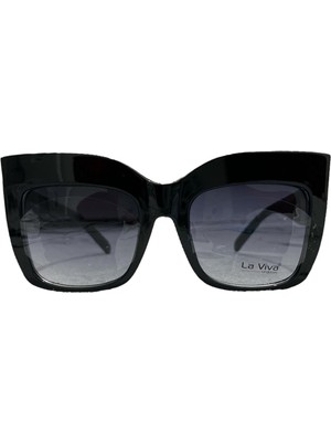 La Viva Siyah Degrage UV400 Kadın Güneş Gözlüğü 615005