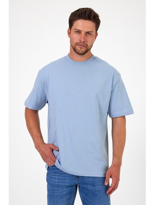 Rodi Erkek Bisiklet Yaka Los Angeles Baskılı T-Shirt 7029