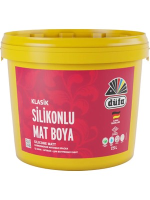Düfa Klasik Silikonlu Mat İç Cephe Duvar Boyası 8431 Melek Kanadı 7.50 l