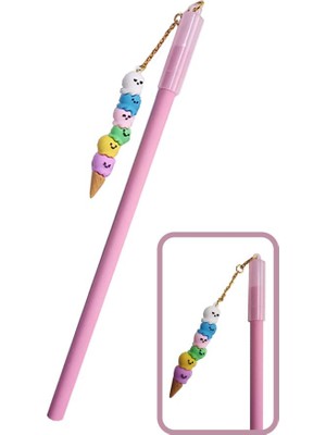 Artlantis Dondurma Başlıklı Kalem 1 Adet Dondurma Süslü Kurşun Kalem