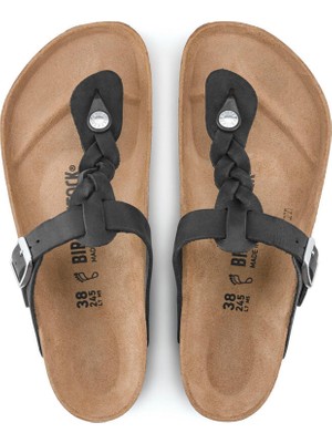 Birkenstock Gizeh Leoi Braided Parmakarası Kadın Terlik