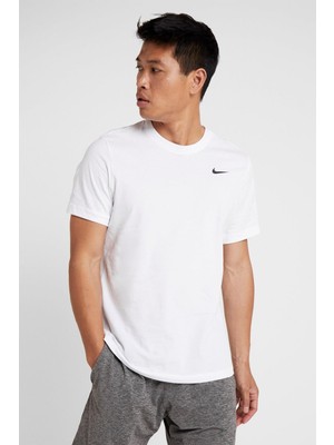 Nike Sportswear Basic Tee Cotton Unisex White Yazlık Ince Tişört Beyaz