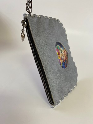 Etnik Clutch Çanta Ince/ Frida Desenli 17*13