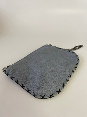 Etnik Clutch Çanta Ince/ Kedi Desenli Siyah Ipli 17*13