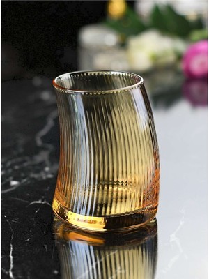 Inova Home Decor Istiridye Model Amber Kısa Meşrubat Seti  6 Lı