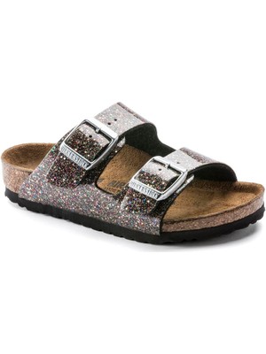 Birkenstock Bırkenstock Arızona Bf Siyah Simli Kadın Terlik 1017382