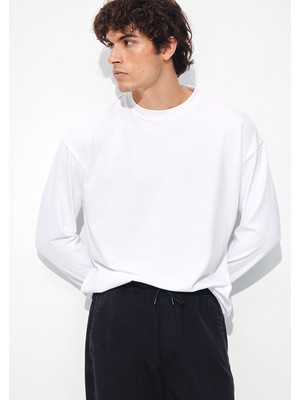 Beyaz Sweatshirt0S10207-620