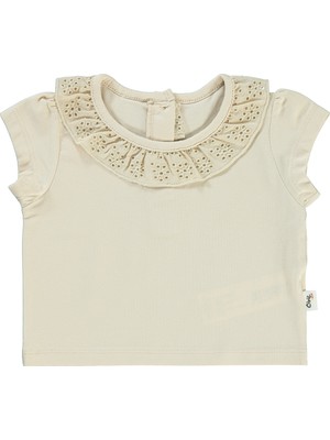 Civil Baby Kız Bebek Tişört 6-18 Ay Fil Dişi
