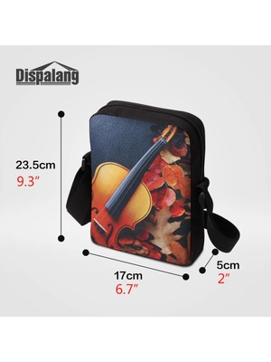 2Xuqingfeng BAG33 23X17X5CM Dispalang Kadın Rahat Iş Messenger Çanta Evren Uzay Galaxy Baskı Seyahat Için Crossbody Omuz Çantaları Erkek Seyahat Flap (Yurt Dışından)