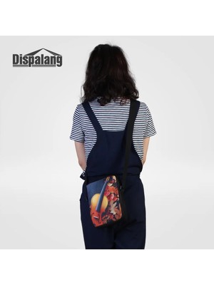 2Xuqingfeng BAG39 23X17X5CM Dispalang Kadın Küçük Messenger Çanta Evren Uzay Crossbody Çanta Unisex Seyahat Rahat Iş Flap Genç Okul Çantası (Yurt Dışından)