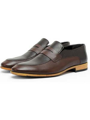 Ducavelli Milazzo Hakiki Deri Erkek Klasik Ayakkabı, Loafer Klasik Ayakkabı
