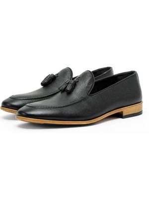 Ducavelli Tusa Hakiki Deri Erkek Klasik Ayakkabı, Loafer Klasik Ayakkabı