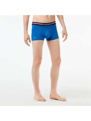 Lacoste Active Erkek Baskılı 3'lü Renkli Boxer 5H3386 Mıj