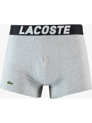 Lacoste Erkek Baskılı 3'lü Renkli Boxer 5H2083 Nua