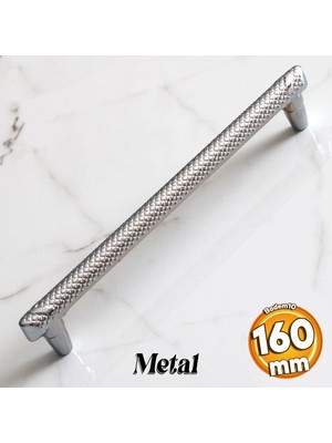 Badem10 Dekor 160 mm Krom Metal Kulp Mobilya Çekmece Mutfak Dolabı Dolap Kapak Kulpları Kulbu Kulbu 16 cm