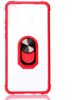 Megafox Teknoloji Huawei P30 Lite Uyumlu Kılıf Mola Kapak, Kırmızı