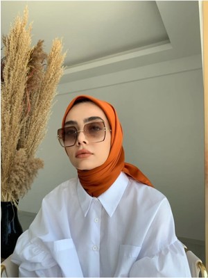 Macerati Kadın Kare  Kristal Kahverengi Organik  Güneş Gözlüğü