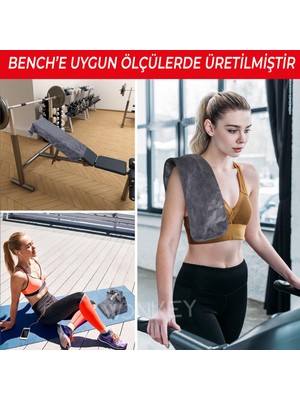 Wonkey - Sporcu Fitness Antreman Havlusu 30x100 cm, Ultra Hafif ve Hızlı Kuruyan Mikrofiber Spor Havlu, Gym Boks Pilates Tenis Havlusu (2'i Paket - Gri)