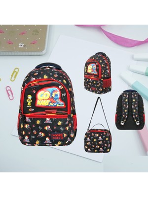 Shopiolog Waddell Çanta Ilkokul Çantası - Waddell Okul ve Beslenme Çantası Seti