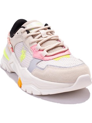 U.S. Polo Assn.  Vıncent Bej Pembe Ortopedik Günlük Kadın Spor Ayakkabıbı