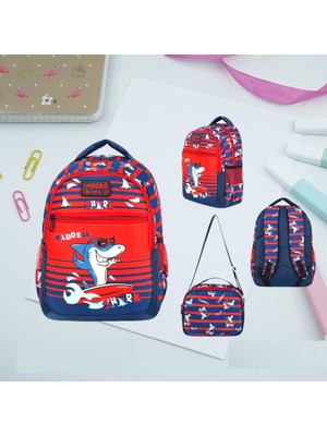 Shopiolog Waddell Çanta Ilkokul Çantası - Waddell Okul ve Beslenme Çantası Seti