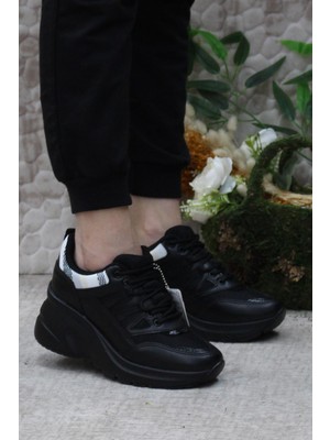 Fort Flet 301 Anatomik Rahat Dolgu Taban Yüksek Taban Kadın Spor Ayakkabı