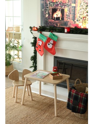 Mickey Masa + Sandalye Montessori Bebek ve Çocuk Çalışma Masası