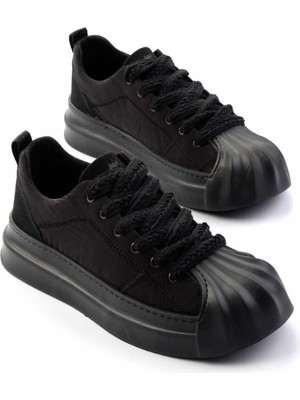 Bambi Siyah Kumaş   Erkek Sneaker E01175560004