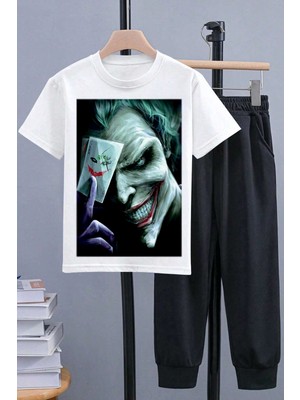 Only Trendwear Çocuk Joker Baskılı Alt - Üst Eşofman Takımı