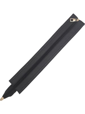 Angel Çanta Aksesuar Gerçek Derili 40 cm Siyah Renk Fermuar Light Gold Metalli
