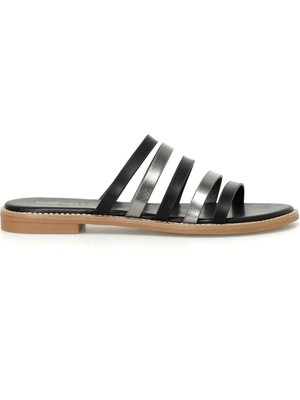 Nine West Wongal 4fx Siyah Kadın Düz Terlik