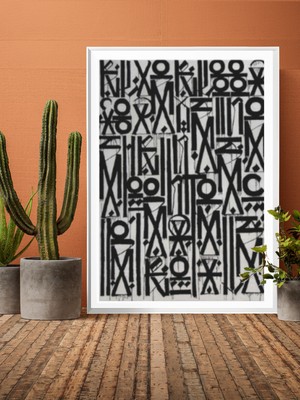 Decotorium Çerçeveli Tablo Abstract Serisi Mdf Tablo ABS/003