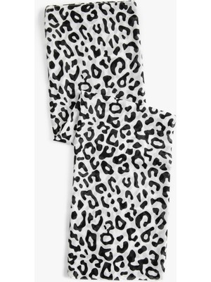 Koton Leopar Desenli Kare Şal