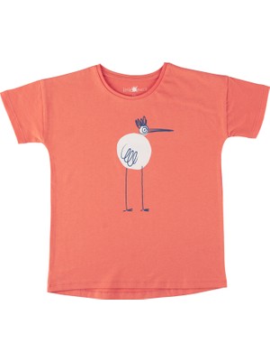 Little Yucca "comfy" Organik Pamuk Tshirt - Multi Yeşil