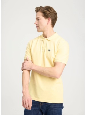 Wrangler Sarı Erkek Polo T-Shirt W7D5K4XX2TXCU Kısa Kollu Polo Tshir