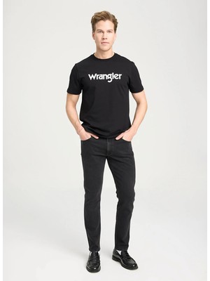 Wrangler Düşük Bel Regular Fit Siyah Erkek Denim Pantolon W15Q666201M82 Greensboro Jean Pant