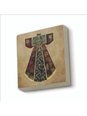 Sadrazam Osmanlı Saray Kaftanı Baskılı Doğaltaş MAGNETKRT-083BUZDOLABI Süsü