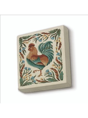 Sadrazam Horoz Baskılı Doğaltaş MAGNETKRG-159BUZDOLABI Süsü