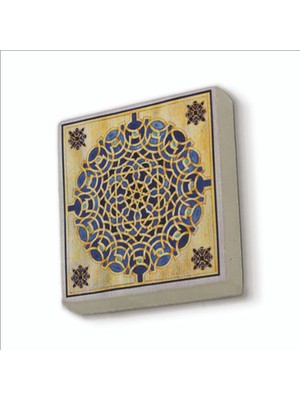Sadrazam Çini Desen Baskılı Doğaltaş MAGNETKD-022BUZDOLABI Süsü