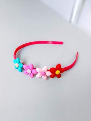 Aymeta Çocuk Çiçek Figürlü Parlak Yeni Sezon Taç