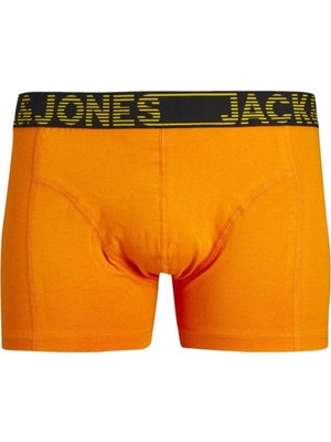 Jack & Jones Mavi-Turuncu Erkek 3'lü Boxer Set 12255821