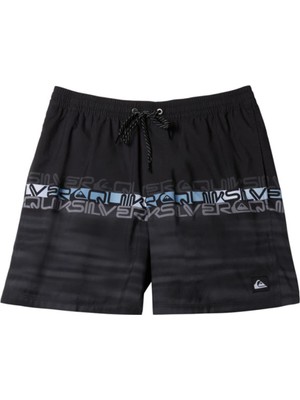 Quiksilver Everyday Wordblock Vly Yth 14 Çocuk Siyah Volley Short