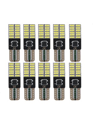 Femex 10 Adet T10 LED 24 Ledli Yassı Park Plaka Tavan Bagaj Ledi