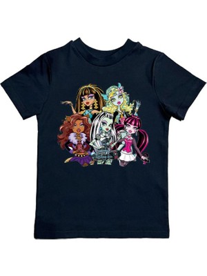 Sedirli Baskılı Pamuklu Penye Kumaş Yazlık Erkek Çocuk Tişört Tom ve Jerry Desenli