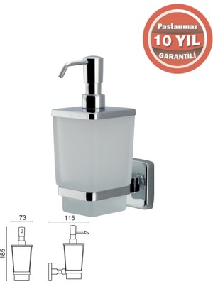 Çelik Banyo KU10-017 Kumru Sıvı Sabunluk